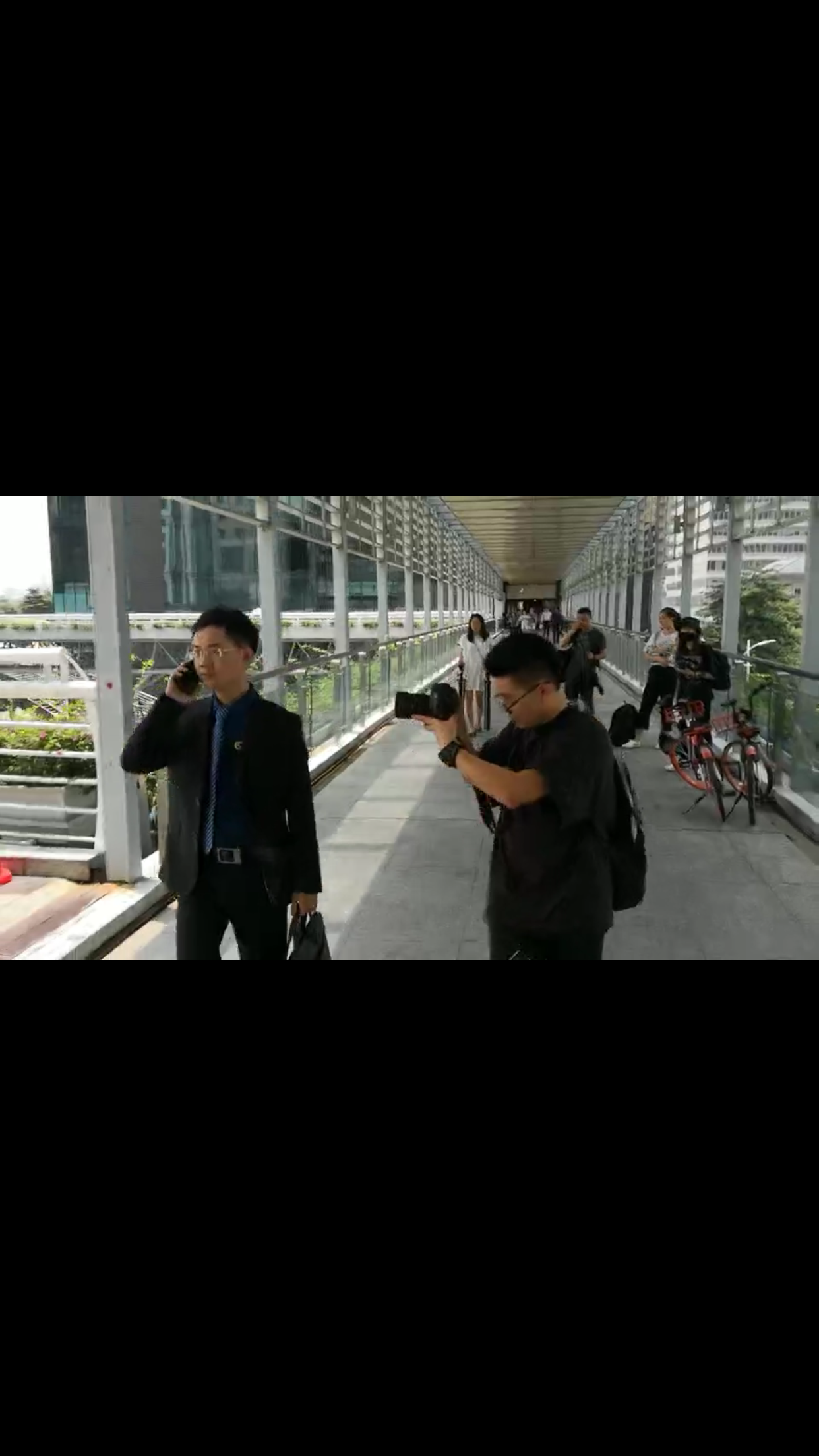 马俊哲律师拍摄宣传片过程中