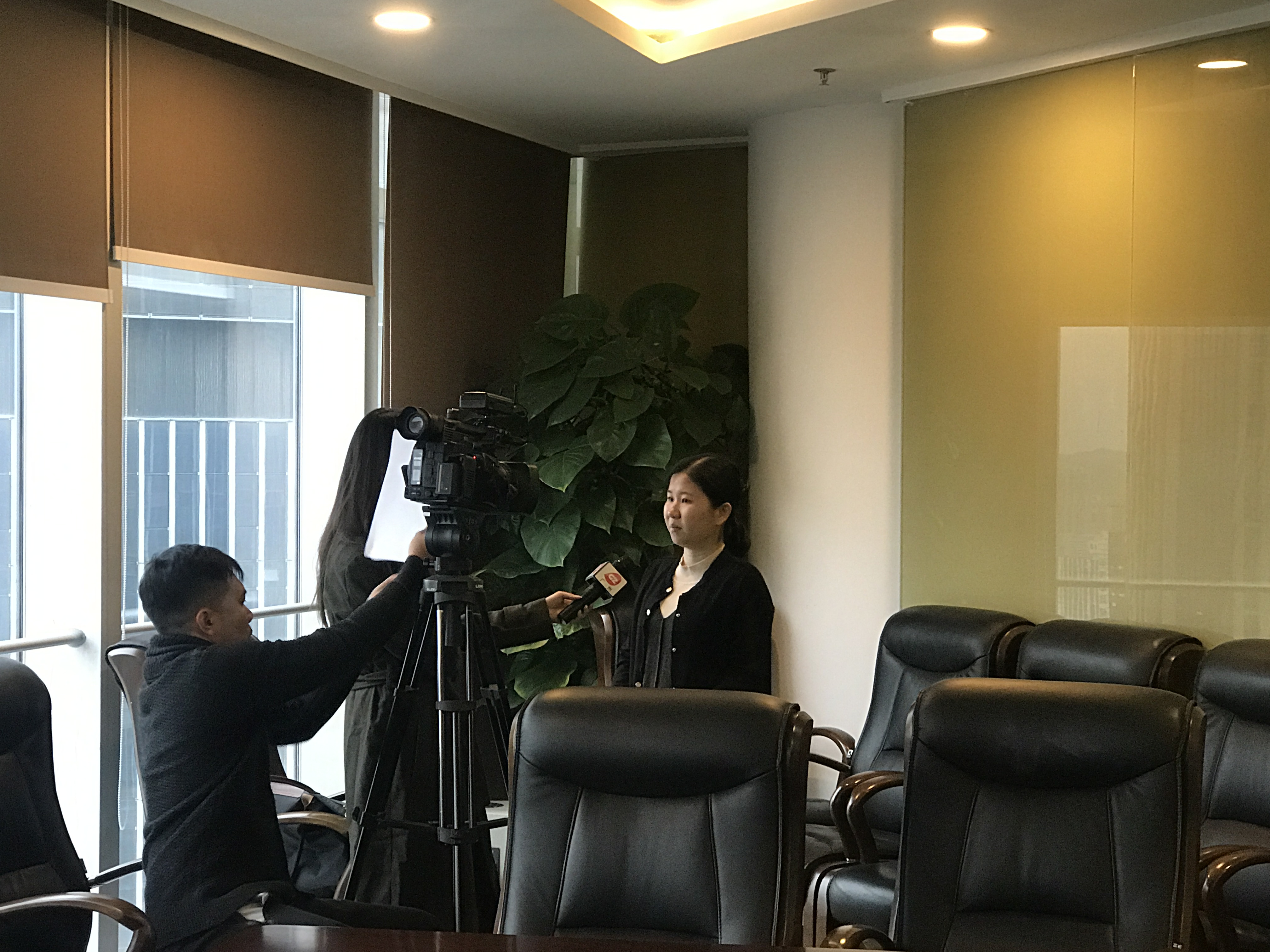 团队张晓敏律师接受《广视新闻》的采访